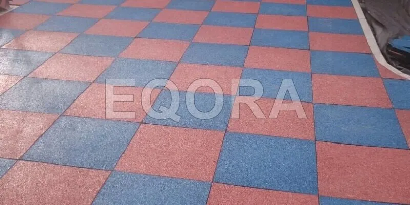 Резиновое покрытие из крошки для автосервисов в Аше